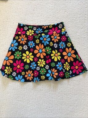 Colorful, Floral Tennis Skirt